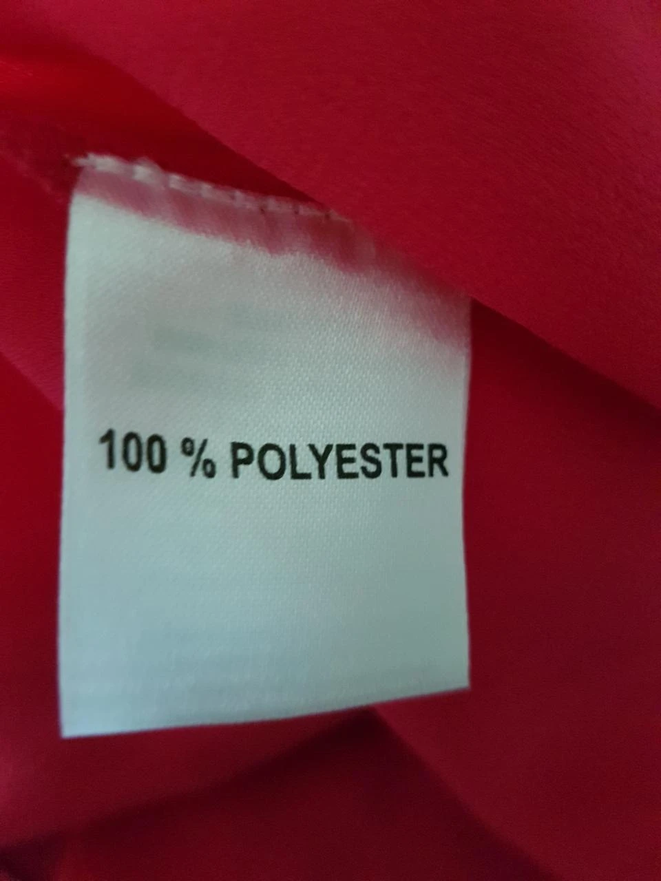 👚Fuchsia/roze blouse met sluier - Opengewerkte kanten details - Bleu Bonheur - M. 48 – photo 5